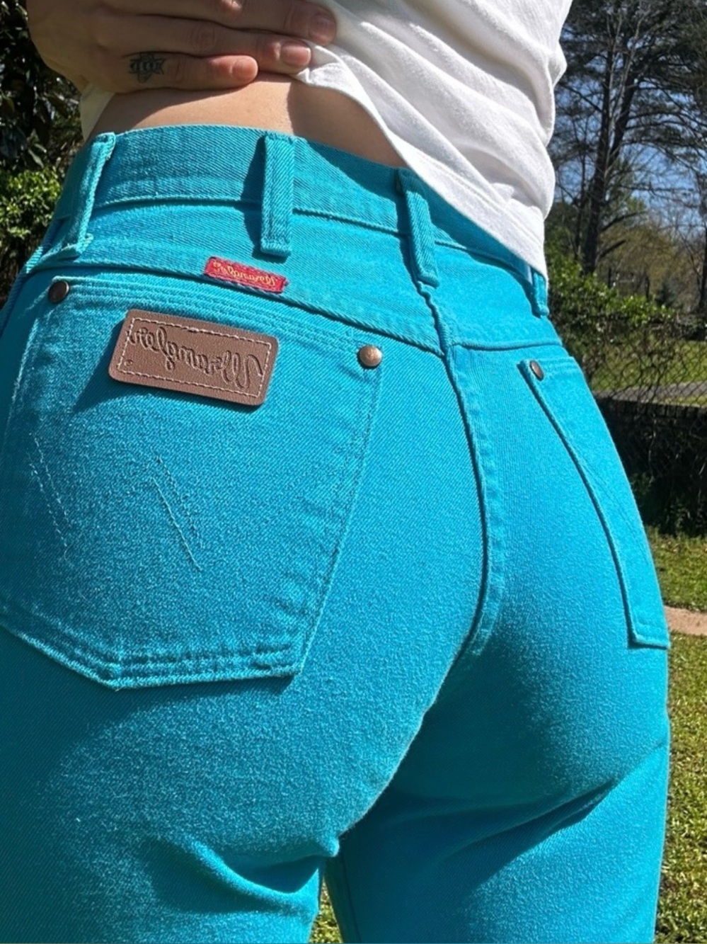 Wrangler High-Rise Teal Women’s Jeans